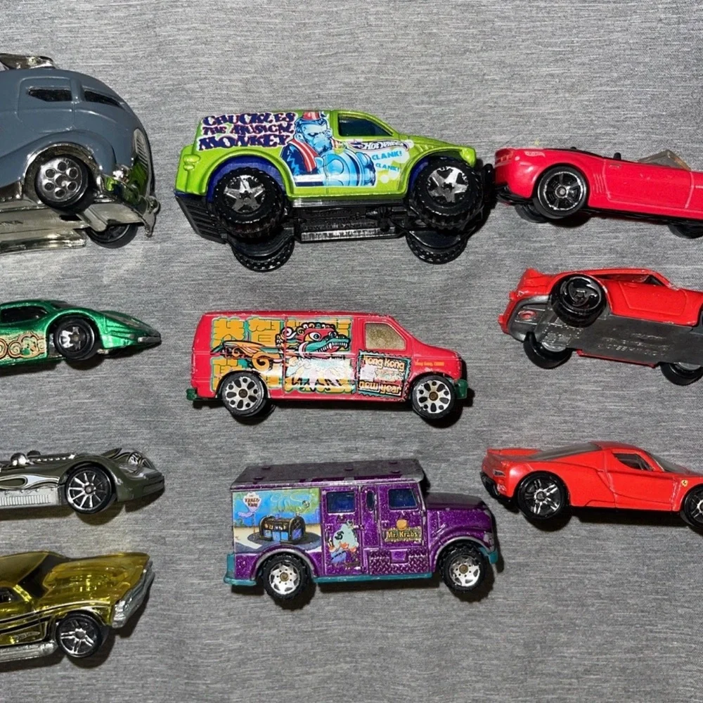 Lot Of 12 Hot Wheels & Matchbox Toy Car Enzo Ferrari, Porsche 911 All Stamped